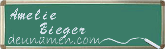 Amelie Bieger Visitenkarte